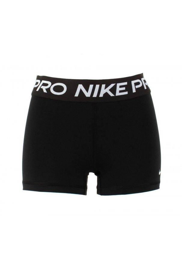 Szorty Nike Pro czarne do fitness. Kolor: czarny. Materiał: poliester. Długość: krótkie. Sport: fitness