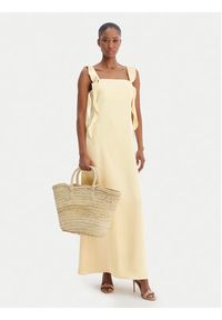 Vero Moda Sukienka koktajlowa Eloisa 10340914 Żółty Slim Fit. Kolor: żółty. Materiał: syntetyk. Styl: wizytowy #5