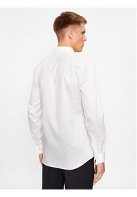 Eterna Koszula 8217/F659 Biały Slim Fit. Kolor: biały. Materiał: bawełna #3