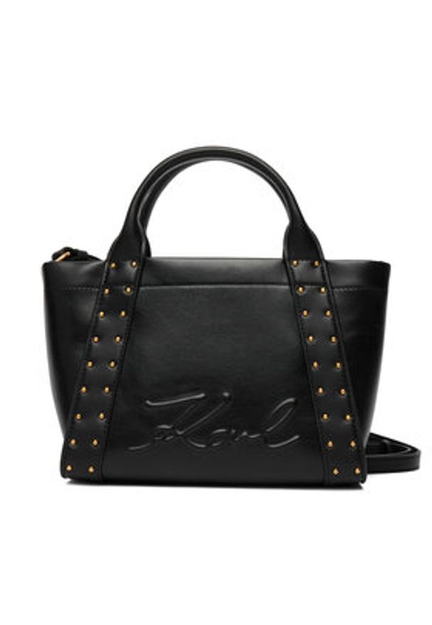 Karl Lagerfeld - KARL LAGERFELD Torebka B1W30262 Czarny. Kolor: czarny. Materiał: skórzane