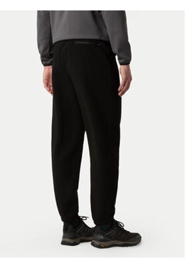 The North Face Spodnie dresowe Glacier NF0A8D0T Czarny Regular Fit. Kolor: czarny. Materiał: syntetyk