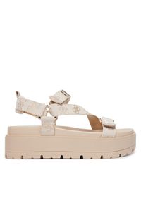 Guess Sandały FLJFTT FAL03 Beżowy. Kolor: beżowy. Materiał: materiał #1