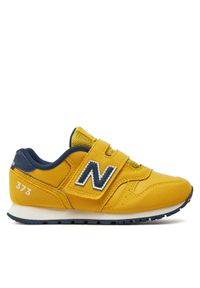 Sneakersy New Balance. Kolor: żółty