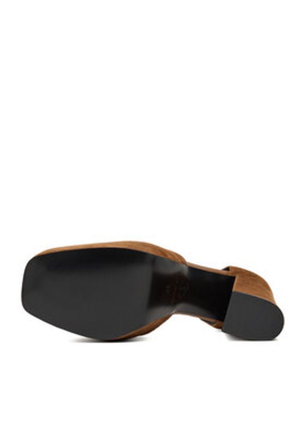 Eva Minge Czółenka EO-NIKI-E340-70H Brązowy. Kolor: brązowy. Materiał: skóra, zamsz