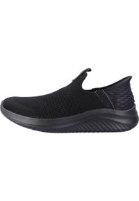 skechers - Buty do chodzenia damskie Skechers 403844LB. Kolor: czarny. Materiał: materiał, syntetyk. Szerokość cholewki: normalna. Sport: turystyka piesza