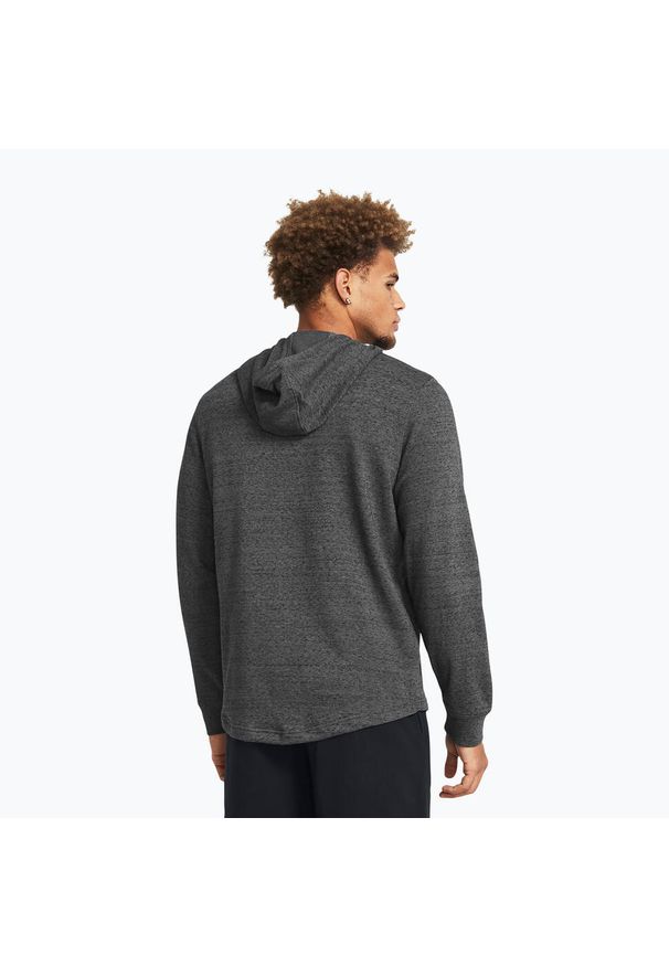 Bluza męska Under Armour Rival Terry Graphic Hood. Kolor: szary. Sport: fitness