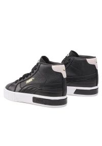 Buty Puma Cali Star Mid W 380683 03 czarne. Okazja: na co dzień. Kolor: czarny. Materiał: materiał