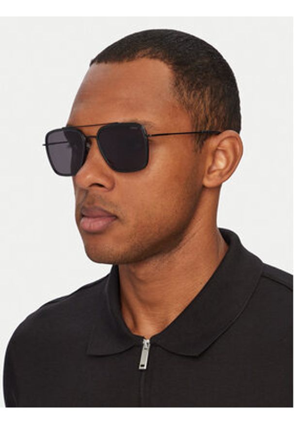 Hugo - HUGO Okulary przeciwsłoneczne 1404/G/S 208802 Szary. Kolor: szary