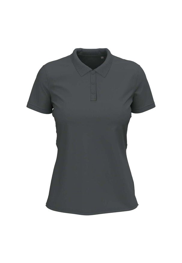 Stedman - Damska Koszulka Polo Ze Stretchem. Typ kołnierza: polo. Kolor: szary