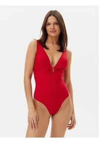 Hunkemöller Strój kąpielowy Shaping Luna 301359 Czerwony. Kolor: czerwony. Materiał: syntetyk