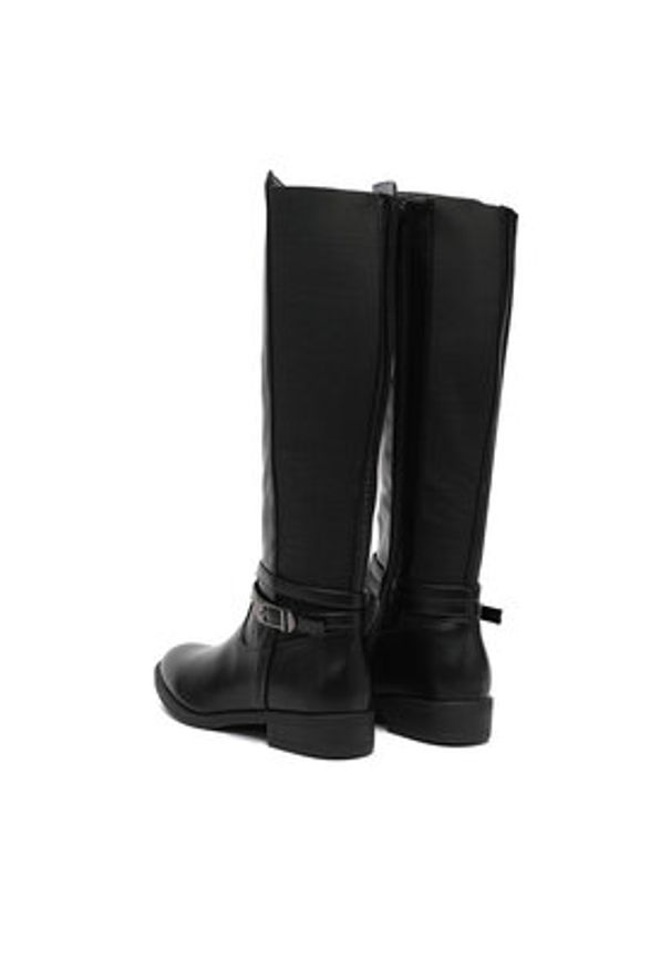 DeeZee Kozaki C-7115 Czarny. Kolor: czarny. Materiał: materiał, syntetyk