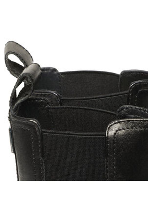 Gino Rossi Botki RST-CIRCLE-02 Czarny. Kolor: czarny. Materiał: skóra