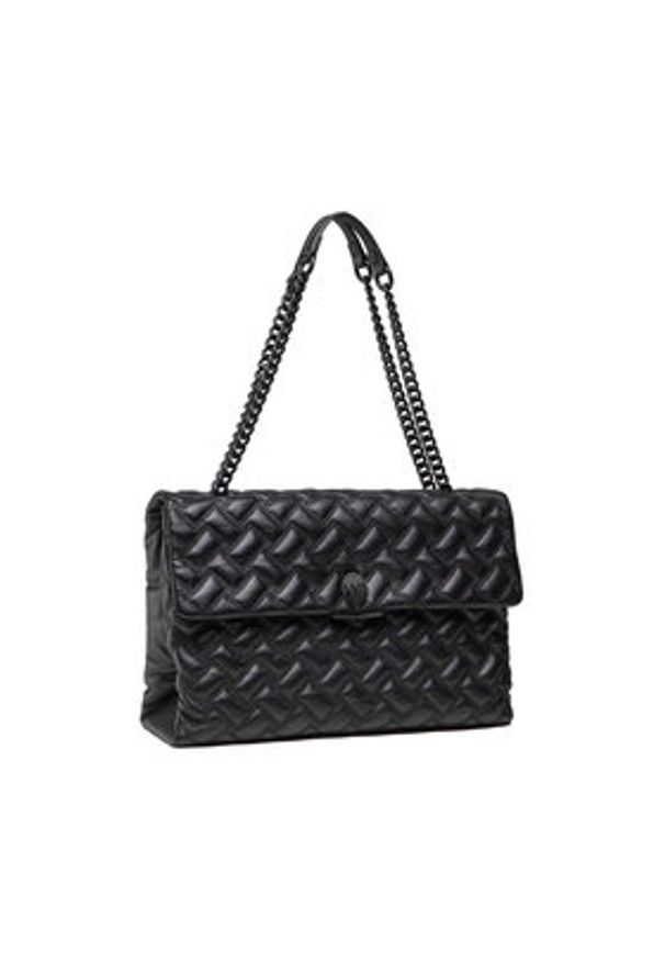 Kurt Geiger Torebka Xxl Kensington Drench 7386000109 Czarny. Kolor: czarny. Materiał: skórzane