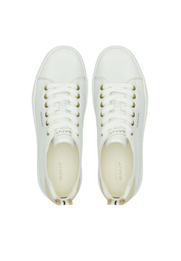 GANT - Gant Sneakersy 30531921 Biały. Kolor: biały. Materiał: skóra