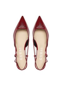 Guess Sandały FLPJSS PAF05 Czerwony. Kolor: czerwony. Materiał: skóra