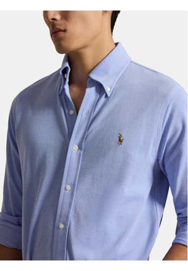 Polo Ralph Lauren Koszula 710P03967001 Niebieski Regular Fit. Typ kołnierza: polo. Kolor: niebieski. Materiał: bawełna