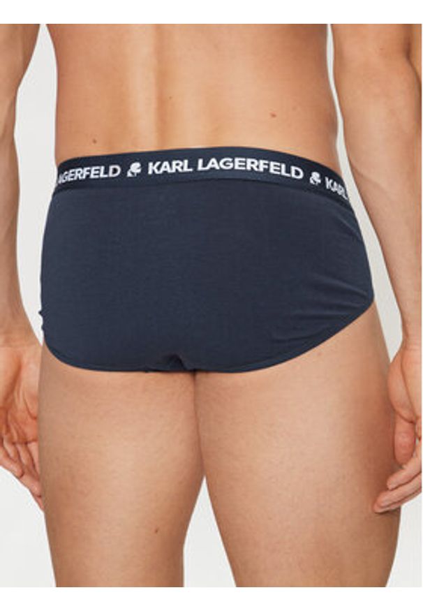 Karl Lagerfeld - KARL LAGERFELD Komplet 3 par slipów A1M47152 Kolorowy. Materiał: bawełna. Wzór: kolorowy