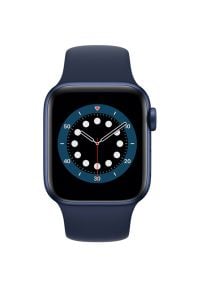 APPLE Watch 6 Cellular 40mm (Niebieski z opaską sportową w kolorze niebieskim). Rodzaj zegarka: smartwatch. Kolor: niebieski. Materiał: poliester, nylon, guma, materiał. Styl: sportowy #2