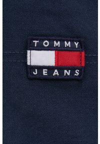 Tommy Jeans szorty męskie kolor granatowy. Kolor: niebieski. Materiał: tkanina, materiał, bawełna