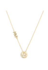 Michael Kors Naszyjnik Pave Halo Necklace MKC1208AN710 Złoty. Materiał: złote. Kolor: złoty