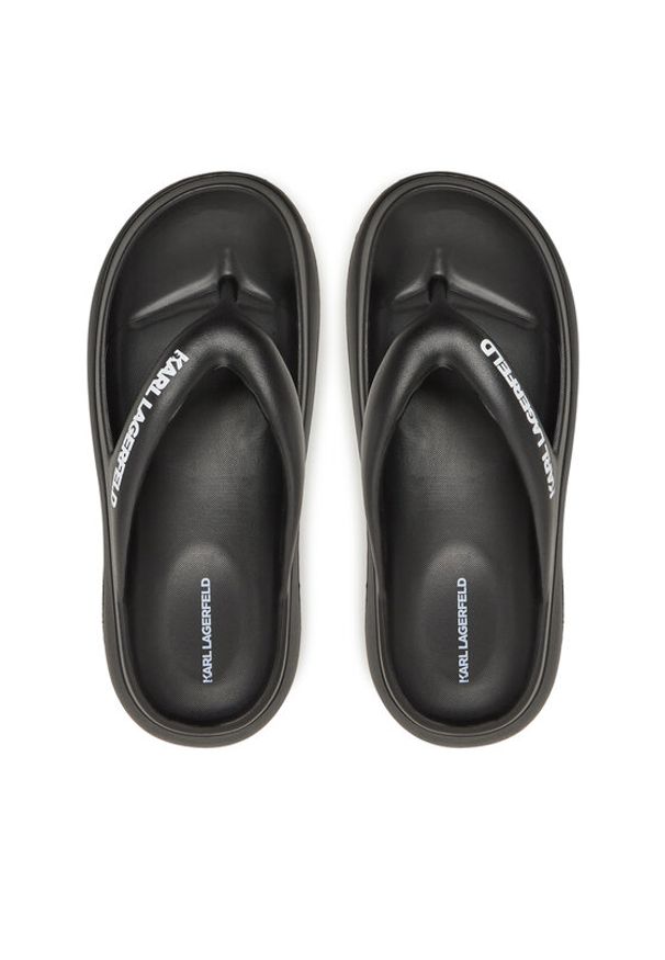 Karl Lagerfeld - KARL LAGERFELD Japonki Skoona II KL85025 Czarny. Kolor: czarny. Materiał: syntetyk