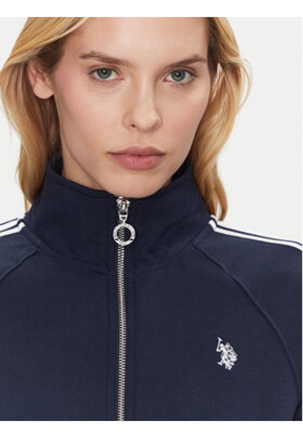 U.S. Polo Assn. Bluza WUP1038 Granatowy Regular Fit. Typ kołnierza: polo. Kolor: niebieski. Materiał: syntetyk