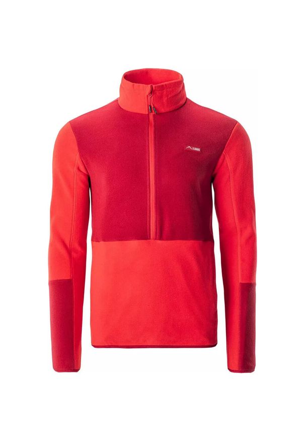 Bluza polarowa męska Elbrus Cari Polartec 1/2. Kolor: czerwony. Materiał: polar