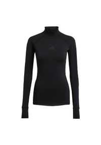 Adidas - Koszulka z długim rękawem adidas Techfit COLD.RDY. Kolor: czarny. Długość rękawa: długi rękaw. Technologia: Techfit (Adidas). Długość: długie. Sport: fitness