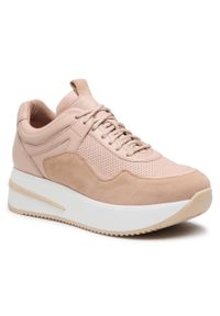 Sneakersy Gino Rossi RST-LUXORY-01 Beige. Kolor: beżowy. Materiał: skóra #1