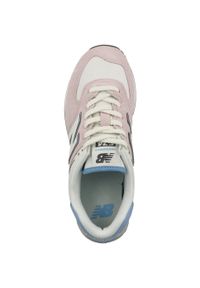 Buty do chodzenia damskie New Balance 574. Zapięcie: sznurówki. Kolor: różowy. Materiał: materiał, syntetyk, tkanina. Szerokość cholewki: normalna. Model: New Balance 574. Sport: turystyka piesza