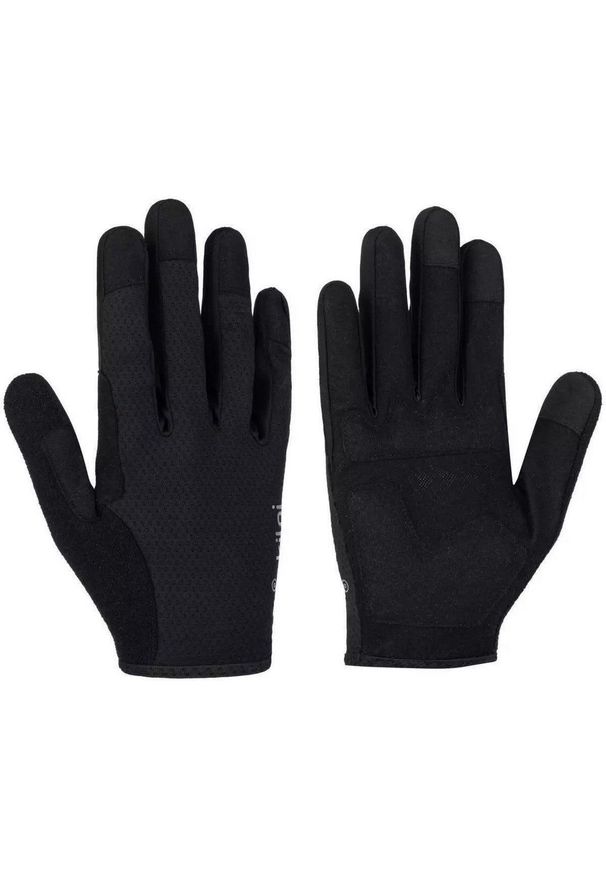 Rękawice rowerowe unisex Kilpi FINGERS-U. Kolor: czarny. Materiał: nylon