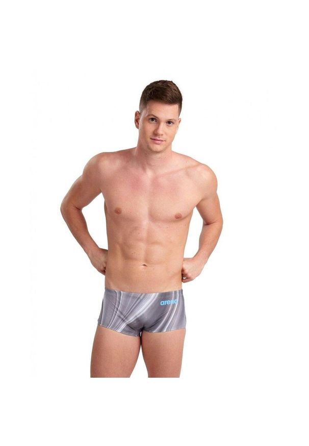 Kąpielówki bokserki męskie pływackie sportowe na basen Arena Back to Water. Kolor: biały