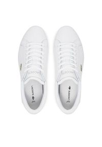 Lacoste Sneakersy Powercourt 7-49SMA0081 Biały. Kolor: biały. Materiał: skóra #5