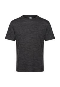 Regatta - T-Shirt Męski Fingal Edition. Kolor: wielokolorowy, szary, fioletowy. Sport: turystyka piesza #1