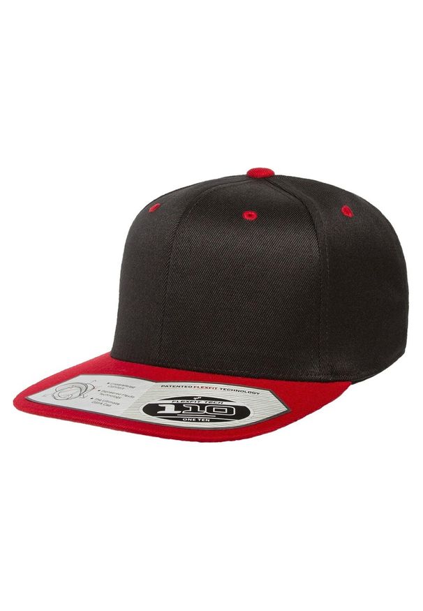 FLEXFIT - 110 Czapka Z Daszkiem Typu Snapback. Kolor: czerwony, czarny, wielokolorowy