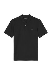 Marc O'Polo Polo B21223053092 Czarny Regular Fit. Typ kołnierza: polo. Kolor: czarny. Materiał: bawełna