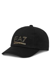 EA7 Emporio Armani Czapka z daszkiem 7W000327 AF13009 UC001 Czarny. Kolor: czarny. Materiał: bawełna #1