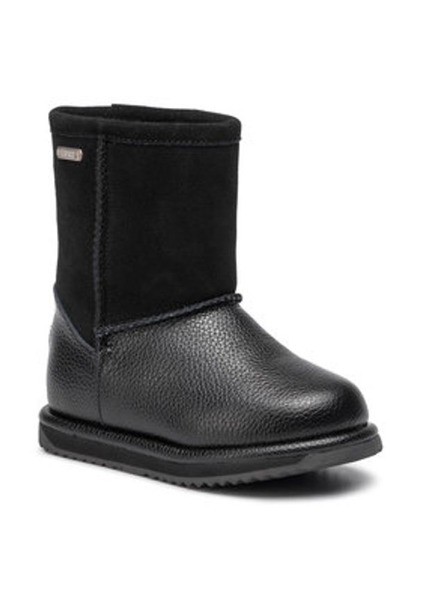 EMU Australia Śniegowce Trigg K12169 Czarny. Kolor: czarny. Materiał: skóra, zamsz