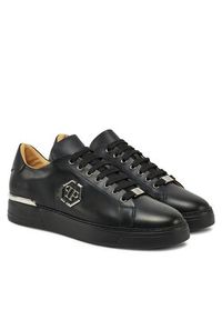 Philipp Plein - PHILIPP PLEIN Sneakersy SAES USC0670 PLE010 Czarny. Kolor: czarny. Materiał: skóra #4