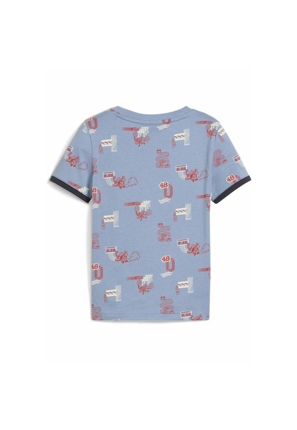 Puma - Dziecięca koszulka Little Runners PUMA Cool Blue. Kolor: niebieski. Sport: joga i pilates