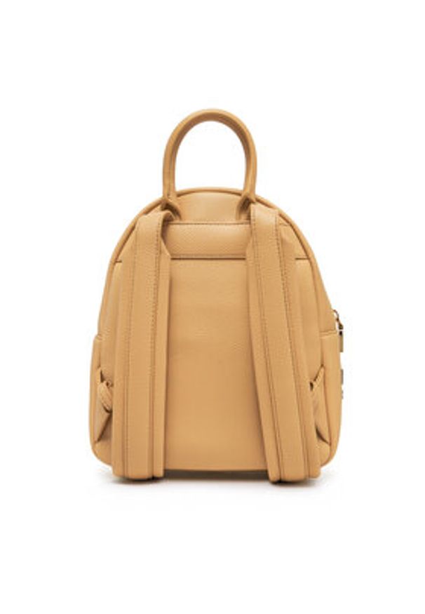 Love Moschino - LOVE MOSCHINO Plecak JC4030PP1MLT0105 Beżowy. Kolor: beżowy. Materiał: skóra