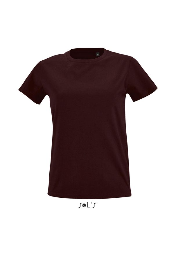 SOL'S - Koszulka damska Sol's Imperial Fit. Kolor: czerwony, wielokolorowy, brązowy