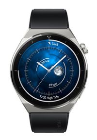 HUAWEI - Smartwatch Huawei Watch GT 3 Pro 46mm Sport. Rodzaj zegarka: smartwatch. Materiał: skóra, materiał. Styl: sportowy