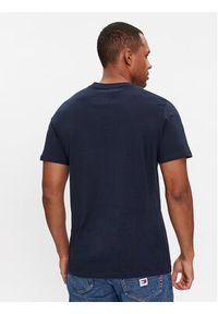 Tommy Jeans T-Shirt 85 Entry DM0DM18569 Niebieski Regular Fit. Kolor: niebieski. Materiał: bawełna