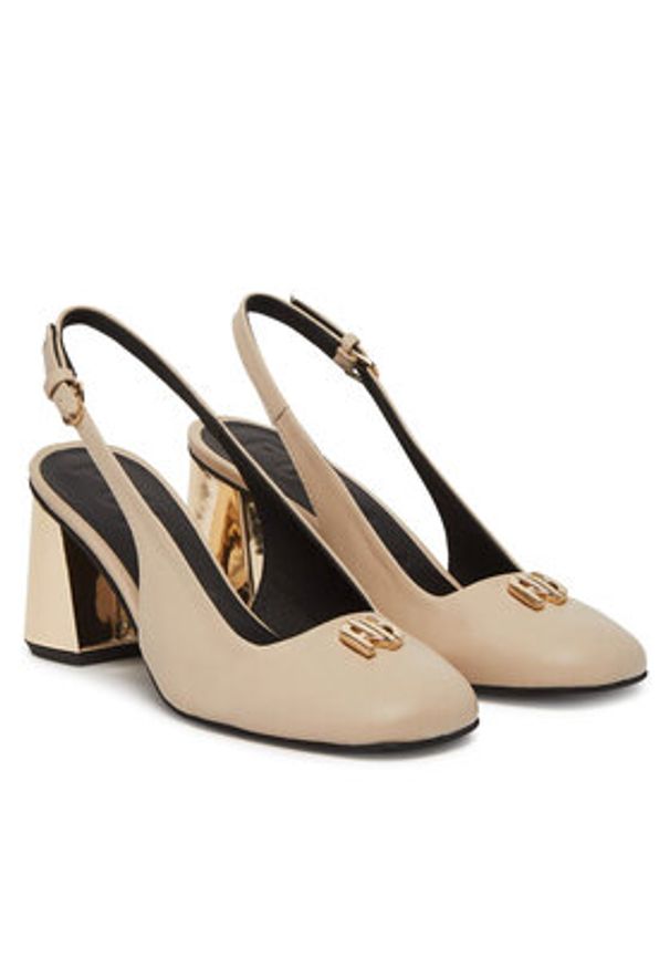 Furla Czółenka Blallet YJ43BAL-A.0496-3910S-1-007-20-AL-3900 S Beżowy. Kolor: beżowy. Materiał: skóra