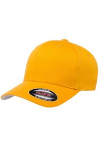 FLEXFIT - Czapka Z Daszkiem Wooly Combed. Kolor: żółty #1