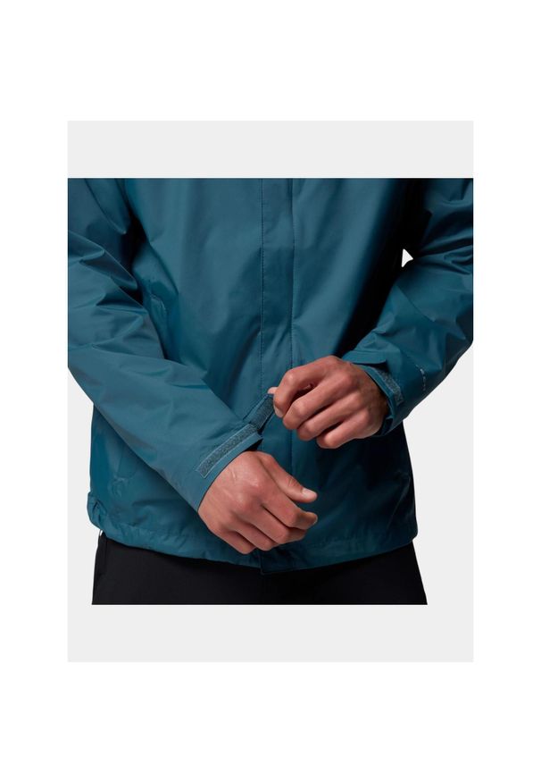 columbia - Płaszcz Przeciwdeszczowy Męski Columbia Watertight II. Kolor: niebieski. Sport: turystyka piesza