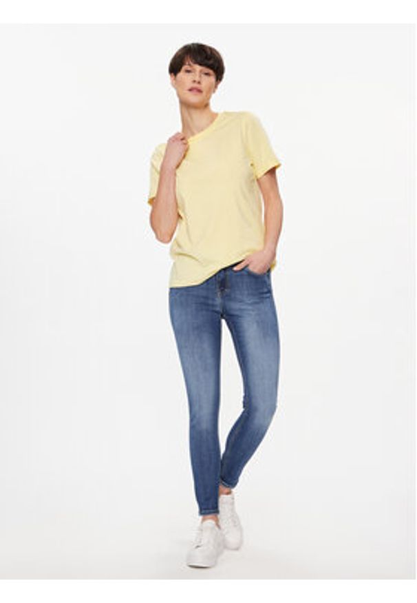 Please Jeansy P0SWYR7W7N Granatowy Skinny Fit. Kolor: niebieski