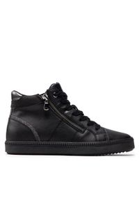 Geox Sneakersy D Blomiee B D166HB 000BC C9999 Czarny. Kolor: czarny. Materiał: skóra