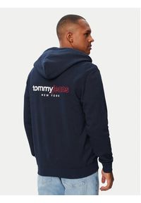 Tommy Jeans Bluza DM0DM23404 Granatowy Regular Fit. Kolor: niebieski. Materiał: bawełna #3
